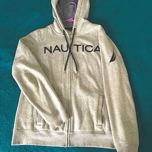 Brand: Náutica.       Color: Navy Blue, Grey.      Size: Medium